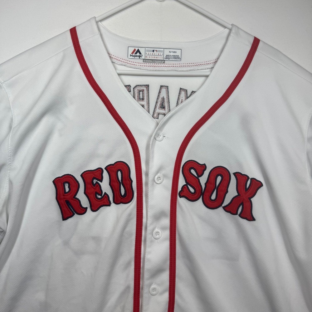 Boston Red Sox‎ J.D. Martinez #28 Majestic MLB Cool Base Baseball Jersey Sz XL